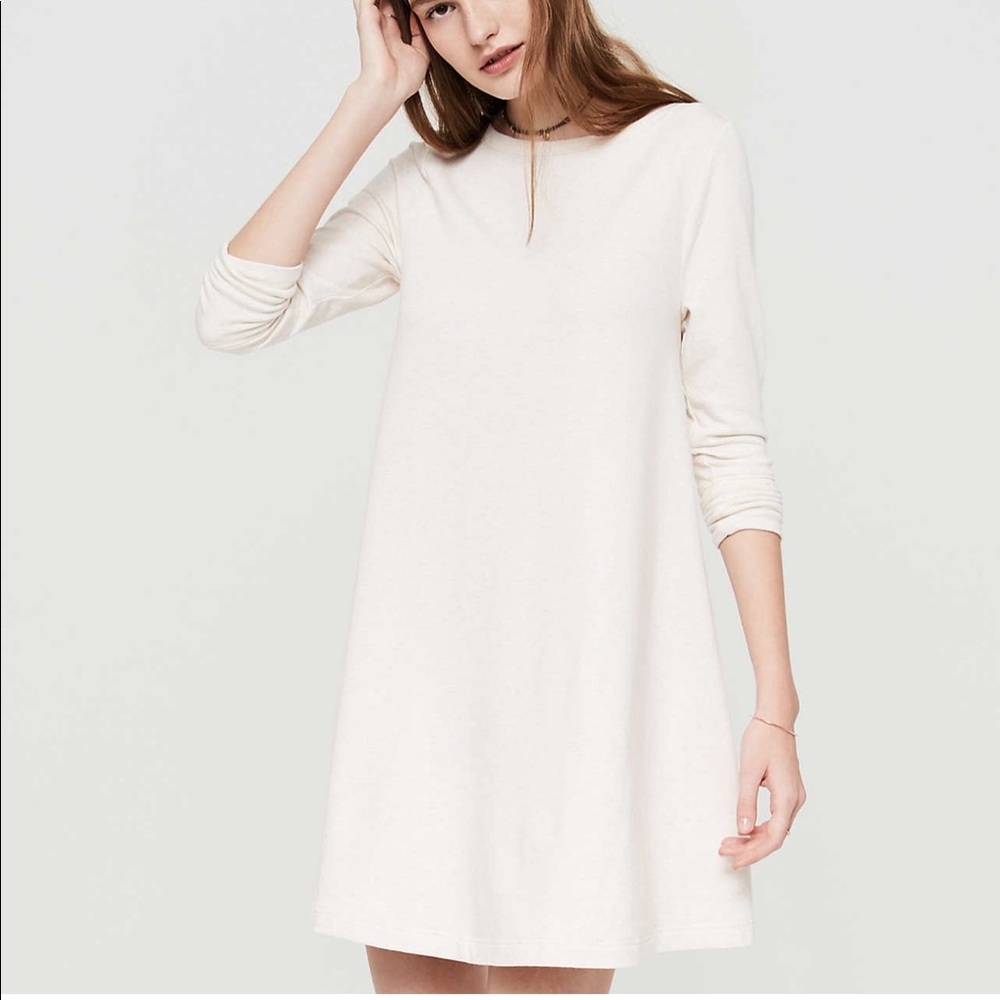 Lou and Grey Signaturesoft Swing Dress in beige